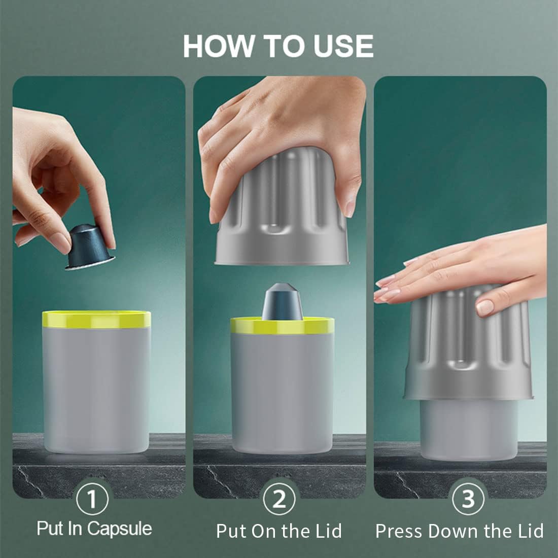 Aluminum Coffee Capsule Recycler.